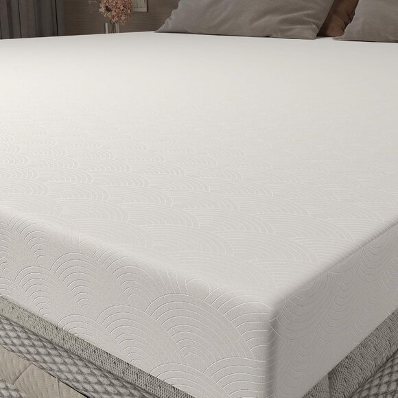 Zenzy 3" Twin XL Bamboo Mattress Topper Cover, Oeko-TEX Certified - Picture 7 of 7